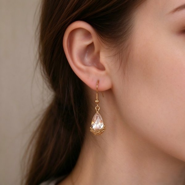 zinc Needle Earrings