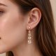 zinc Needle Earrings